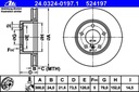 ATE POWER DISC DISQUES AVANT BMW 1 E81 E87 Z4 E89 photo 3 - milautoparts-fr.ukrlive.com