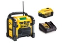 Radio DeWalt DCR019m1 na baterie akumulator 18V 4ah budowlane fm am dobre