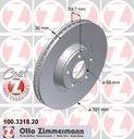 ZIMMERMANN DISQUES AVANT AUDI A8 D3 04-10 321MM photo 3 - milautoparts-fr.ukrlive.com