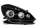 LAMPS FRONT RENAULT CLIO 3 05-09 LED BLACK RINGS photo 1 - milautoparts-fr.ukrlive.com