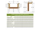 Zárubňa nastaviteľná MDF OR-1, 150-170 mm 80 ĽAVÁ PRAVÁ GRÉCKA Kód výrobcu Ościeżnica 150-170 mm 80 LEWA PRAWA GRECKI