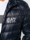 EMPORIO ARMANI EA7 páperová prechodná bunda s kapucňou XL NAVY BLUE Dĺžka do pása