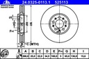 ATE PD DISQUES AVANT AUDI A1 10- A3 8L 96-03 288MM photo 2 - milautoparts-fr.ukrlive.com