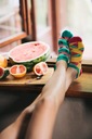 MANYMORNINGS Watermelon Nízke Členkové Ponožky 35-38 Značka Many Mornings