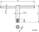 Kľúč 4-hranný 12mm pre sústružnícke skľučovadlo AMF EAN (GTIN) 4020772041892