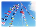 Флаг ГДАНЬСК КОРОНА для яхты 30х40 см Флаг для парусной яхты