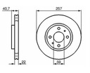 DISQUES MIKODA 0342 FIAT 500 FIORINO 07R- AVANT 257 photo 2 - milautoparts-fr.ukrlive.com