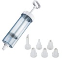 Кремовый кондитерский мешок Decorator Syringe с 6 насадками