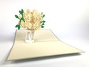 Kytica bielych ruží, 3d karta, Kvety, Deň svätého Valentína EAN (GTIN) 7599691815756