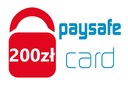 PaySafeCard 200 zł PSC Kod PIN Karta Portfel 200zł Nazwa usługi Paysafecard