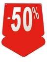 ЭТИКЕТКА СО СТРЕЛКОЙ -50%