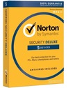 Symantec Norton SECURITY DELUXE 3.0 PL 5 мест 12 месяцев