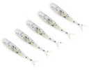 5 X DROP SHAD JASKÓŁKA 7,5 cm SUPER PRZYNĘTA EXO 6