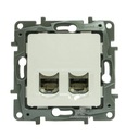 Розетка NILOE Legrand 2 x RJ45 белая STP 664776