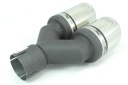 Двойной наконечник глушителя ULTER N2-90RS 2x90 P