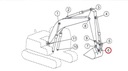 BLOCAGE SILENCIEUX KOMATSU PC150 PC200 PC220 PC230, 21K7012161 photo 2 - milautoparts-fr.ukrlive.com