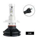 ЛАМПОЧКА МОТОЦИКЛ LED (СВІТЛОДІОД) H4 12000LM X3 ZES 50W 12V 24V CANBUS RADIATOR 1 ШТ  фото 7