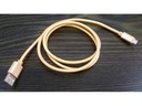 KABEL USB NA MICRO USB OPLOT NYLON 1,5M MIX FARBA Značka iná