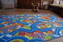 Detský koberec 60x100 BIG CITY modrý 'EE094 Materiál polypropylén