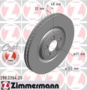 ZIMMERMANN DISCS FRONT JAGUAR XJ XK S-TYPE 355MM photo 2 - milautoparts-fr.ukrlive.com