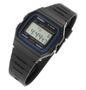 PÁNSKE HODINKY CASIO DIGITÁLNE ČIERNE VODOTESNÉ ORIGINÁLNE + BOX Tvar puzdra okrúhly