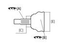 AXLE SWIVEL EXTERIOR VW GOLF III 1.8,1.9D/TD/TDI -97 photo 5 - milautoparts-fr.ukrlive.com