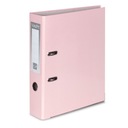 Офисная папка VauPe А4 50 мм пастельно-розового цвета с рычажной фурнитурой