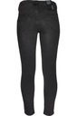 H&M Damskie Czarne Spodnie Jeansy Super Skinny Rurki Dziury Bawełna XS 34 Rozmiar 34