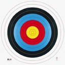 Мишень для стрельбы из лука усиленная бумажная, 40 см.