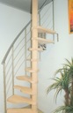 Kučeravé schody BARDA model AGA 120x70-80 12 el. Hmotnosť (s balením) 100 kg