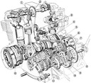 Snímač tlaku oleja Honda CBX 1000 79-83 Katalógové číslo dielu 705.87l20