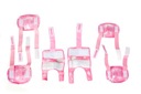 Защитные чехлы для роликовых коньков Croxer Fiber Pink M — комплект