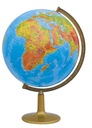 Duży Globus Szkolny Fizyczny 420 mm