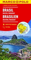 Brazylia Boliwia Paragwaj MAPA MARCO POLO 1:4MLN