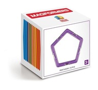 Magnetické kocky 3D Magformers Päťuholníky 12 dielikov