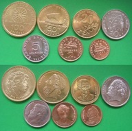 GRECJA zestaw 7 monet (Drachmy)