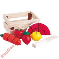 Zelenina a ovocie v krabici na hranie