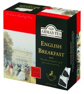 Čaj Ahmad English Breakfast 100 vrecúšok bez prívesku