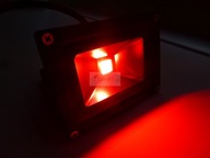 Halogénová LED lampa 10W 660nm deep red pre fotografickú tmavú rastlinu FV