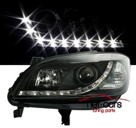 Фари, лампи фари, відбивачі opel zafira a 99-05 dayline ( денна лінія ) led black чорне