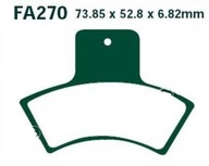 Тормозные колодки, колодки тормозов задний 22111 linhai cf moto 260 300 - фото