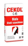 Hladký tmel CEKOL C-45 - 1 kg - biela sadrová hmota 1-10 mm