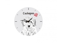 Cockapoo Stojace hodiny s grafikou, MDF