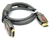 Przyłącze kabel HDMI wersja V1.4 szare 1,5m
