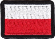 Termo nášivka Vlajka Poľský na uniformu 55x38mm