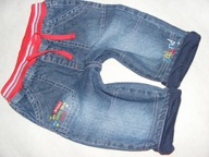 ST.BERNARD jeansowe spodnie z podszewką 80 cm