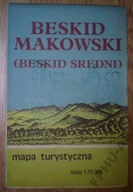 BESKID MAKOWSKI mapa turystyczna 1983 r.