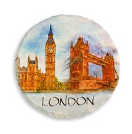 Magnet na chladničku kameň LONDON ANGLICKO UK 159 - M