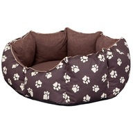 Hobbydog gauč pre psa odtiene hnedej, viacfarebný 65 x 55 cm