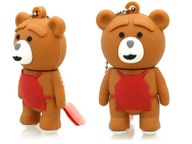 Pendrive MAIDO medvedík TED 8 GB USB 2.0 hnedý